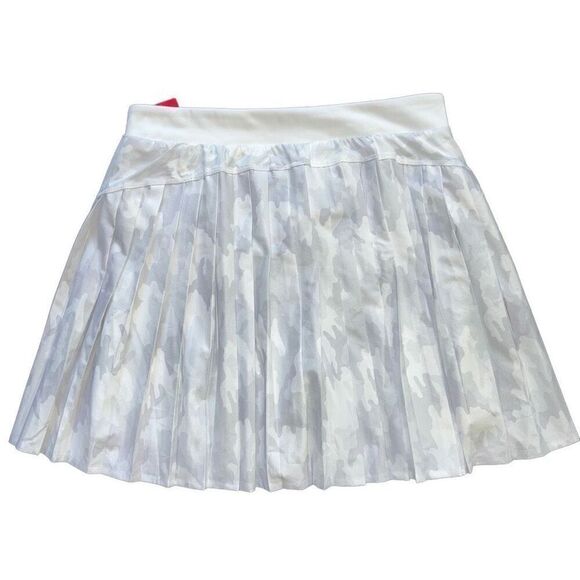 Spanx The Get Moving Pleated Skort White Camo small new - Picture 6 of 13